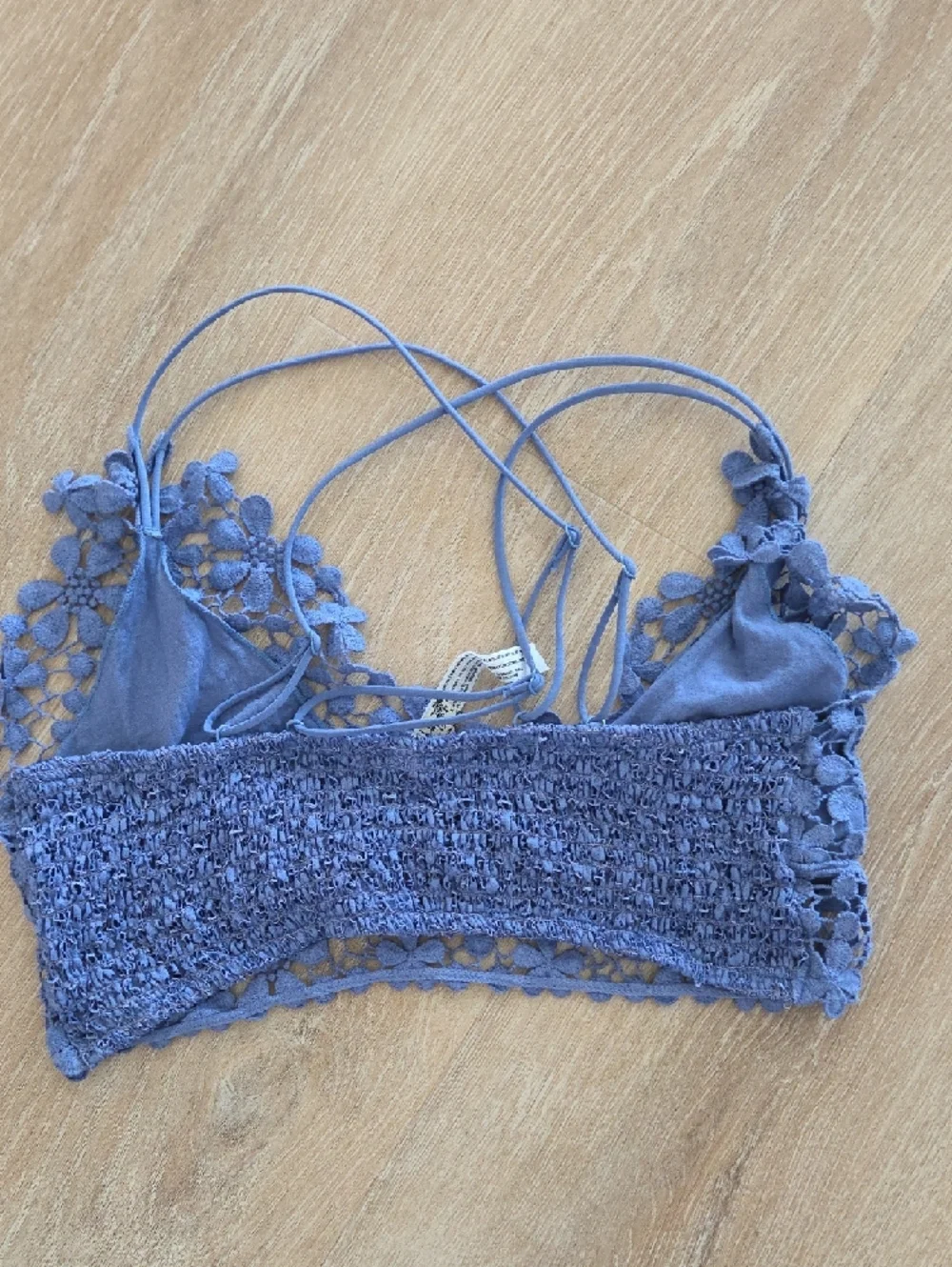 Free People Bralette Trio - Blue, Black, Grey - Picture 7 of 7